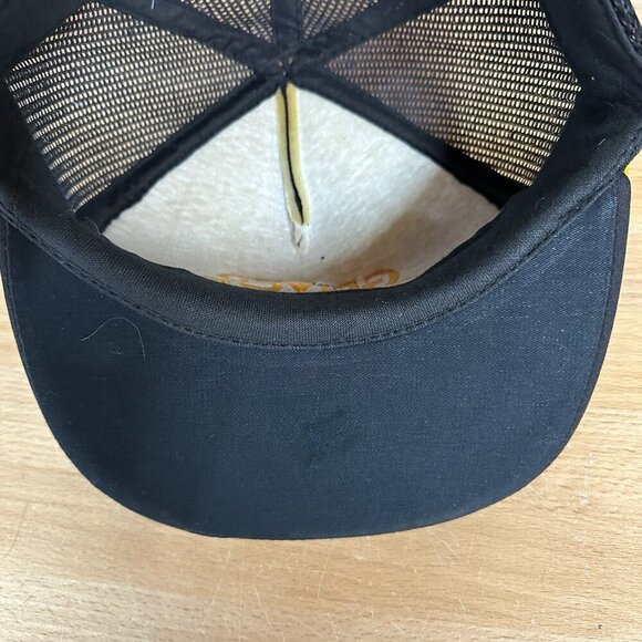 Vintage GRAND CANYON Trucker Hat Snapback Scrambled Egg Black Yellow - Picture 5 of 6